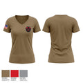 D 169 Women's Short Sleeve V-neck Shirt - 1