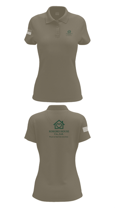 KOKOROHOUSE 58124370 Women's Short Sleeve Performance Polo  - 75