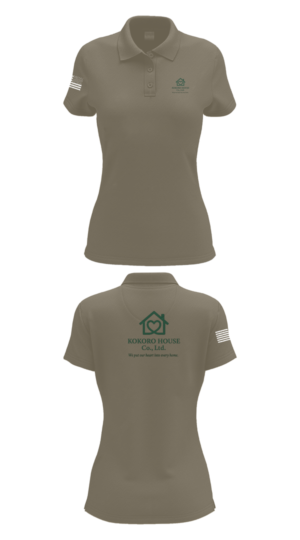 Womens Short Sleeve Performance Polo, KOKOROHOUSE, , Teamtime, Team time, sublimation, custom sports apparel, team uniforms, spirit wear, spiritwear, sports uniforms, custom shirts, team store, custom team store, fundraiser sports, apparel fundraiser