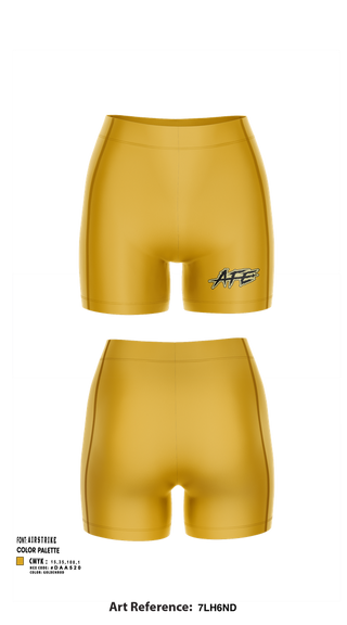 Womens Compression Shorts, 162 AFE, Air Force, Teamtime, Team time, sublimation, custom sports apparel, team uniforms, spirit wear, spiritwear, sports uniforms, custom shirts, team store, custom team store, fundraiser sports, apparel fundraiser