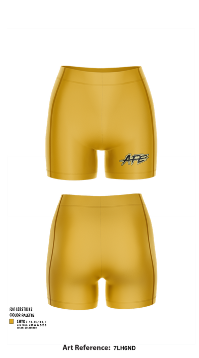 162 AFE 73313729 Women's Compression Shorts - 163 (1)