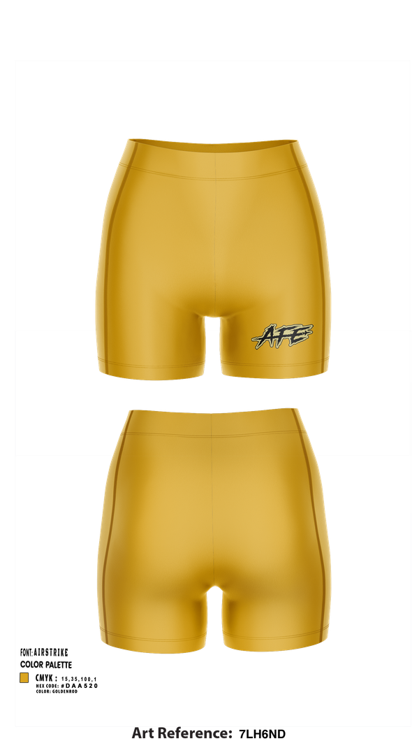 Womens Compression Shorts, 162 AFE, Air Force, Teamtime, Team time, sublimation, custom sports apparel, team uniforms, spirit wear, spiritwear, sports uniforms, custom shirts, team store, custom team store, fundraiser sports, apparel fundraiser