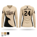 Ybor City Aces Women's Long Sleeve V-neck Shirt - 1