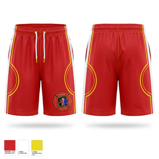 Athletic Shorts With Pockets, Chemult Rural Fire Protection District, EMS/EMT, Teamtime, Team time, sublimation, custom sports apparel, team uniforms, spirit wear, spiritwear, sports uniforms, custom shirts, team store, custom team store, fundraiser sports, apparel fundraiser