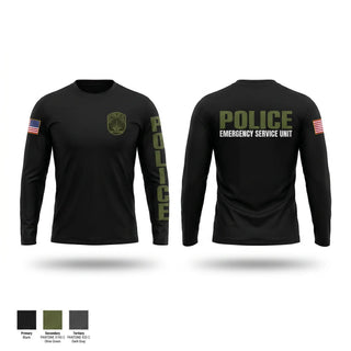 Long Sleeve Performance Shirt, Emergency Service Unit, Police, Teamtime, Team time, sublimation, custom sports apparel, team uniforms, spirit wear, spiritwear, sports uniforms, custom shirts, team store, custom team store, fundraiser sports, apparel fundraiser