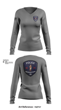 Morgantown Police Department 83325246 Women's Long Sleeve V-neck Shirt - 102
