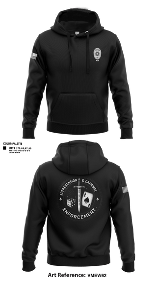 Hoodie, ACE, Police, Teamtime, Team time, sublimation, custom sports apparel, team uniforms, spirit wear, spiritwear, sports uniforms, custom shirts, team store, custom team store, fundraiser sports, apparel fundraiser