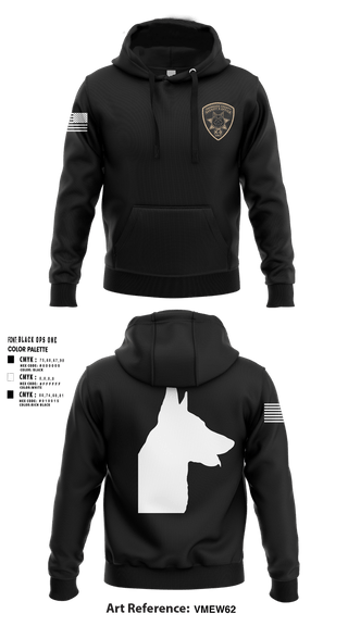 Hoodie, Onondaga County Sheriff's Office K9, Police, Teamtime, Team time, sublimation, custom sports apparel, team uniforms, spirit wear, spiritwear, sports uniforms, custom shirts, team store, custom team store, fundraiser sports, apparel fundraiser