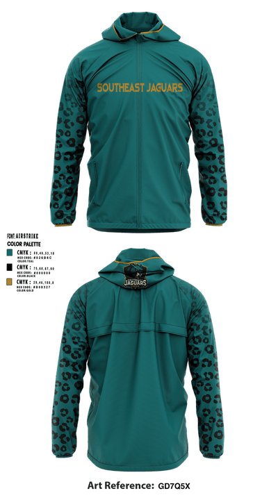 southeast Jaguars 26594681 Windbreaker - 4