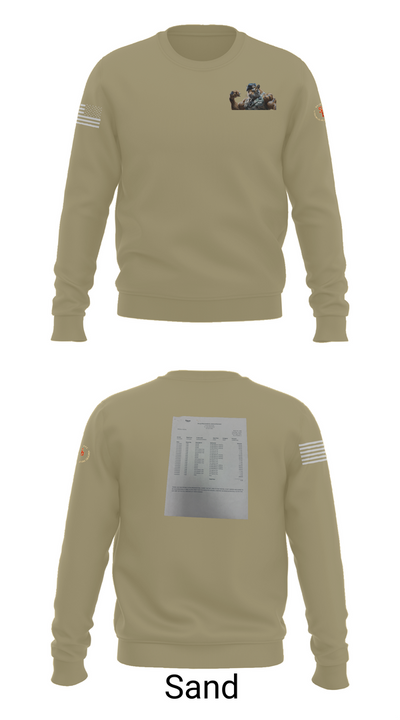 AFJROTC MS-081 DRONE TEAM 88778530 Crew Neck Sweatshirt - 85