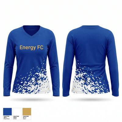 Energy FC Women's Long Sleeve V-neck Shirt - 1