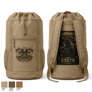 Gear Bag, HHC 136th ESB, Army, Teamtime, Team time, sublimation, custom sports apparel, team uniforms, spirit wear, spiritwear, sports uniforms, custom shirts, team store, custom team store, fundraiser sports, apparel fundraiser