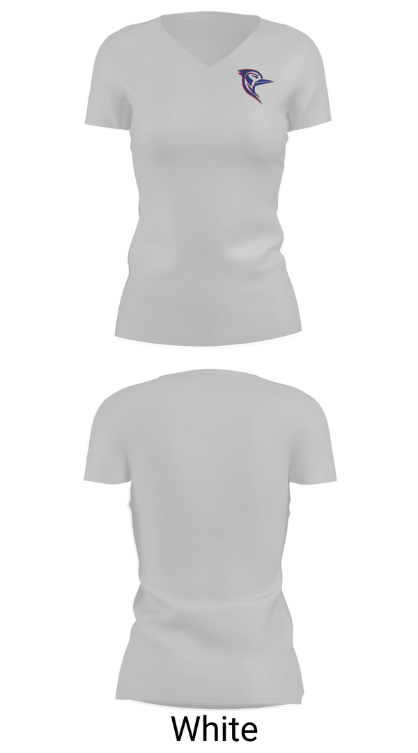 Womens Short Sleeve Vneck Shirt, Holbrook High School Cheer, Cheer, Teamtime, Team time, sublimation, custom sports apparel, team uniforms, spirit wear, spiritwear, sports uniforms, custom shirts, team store, custom team store, fundraiser sports, apparel fundraiser