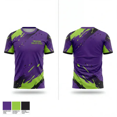 Treasure valley steel 47618644 Short Sleeve Performance Shirt - 1