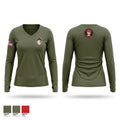 H&HS Women's Long Sleeve V-neck Shirt - 1