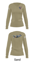 NAS JRB FORT WORTH 78488583 Women's Long Sleeve V-neck Shirt - 92
