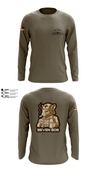Long Sleeve Performance Shirt, 10 EAEF Bronze Crew, , Teamtime, Team time, sublimation, custom sports apparel, team uniforms, spirit wear, spiritwear, sports uniforms, custom shirts, team store, custom team store, fundraiser sports, apparel fundraiser