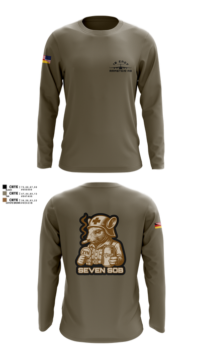 10 EAEF Bronze Crew 32641505 Long Sleeve Performance Shirt 4