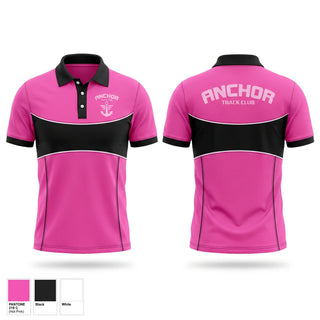 Short Sleeve Performance Polo, Anchor Track Club, Track & Field, Teamtime, Team time, sublimation, custom sports apparel, team uniforms, spirit wear, spiritwear, sports uniforms, custom shirts, team store, custom team store, fundraiser sports, apparel fundraiser