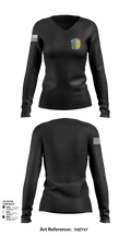 Newton Police Department 7766110 Women's Long Sleeve V-neck Shirt - 107