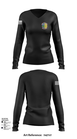 Womens Long Sleeve Vneck Shirt, Newton Police Department, Police, Teamtime, Team time, sublimation, custom sports apparel, team uniforms, spirit wear, spiritwear, sports uniforms, custom shirts, team store, custom team store, fundraiser sports, apparel fundraiser