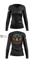 MCAT 1220 78613069 Women's Long Sleeve V-neck Shirt - 25