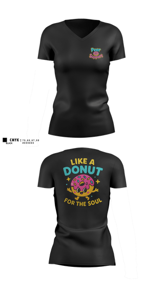 Womens Short Sleeve Vneck Shirt, LMPD HSO TACMED, Police, Teamtime, Team time, sublimation, custom sports apparel, team uniforms, spirit wear, spiritwear, sports uniforms, custom shirts, team store, custom team store, fundraiser sports, apparel fundraiser