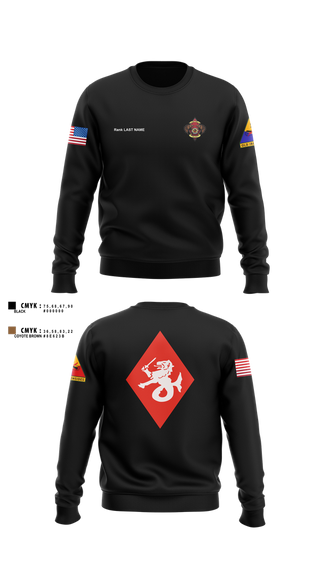 Crew Neck Sweatshirt, , Army, Teamtime, Team time, sublimation, custom sports apparel, team uniforms, spirit wear, spiritwear, sports uniforms, custom shirts, team store, custom team store, fundraiser sports, apparel fundraiser