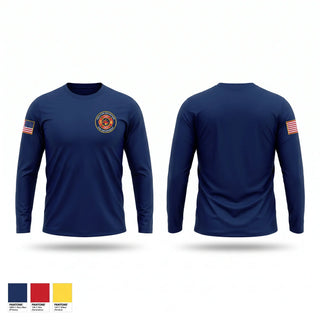 Long Sleeve Performance Shirt, Cecilton Volunteer Fire Company, Fire Department, Teamtime, Team time, sublimation, custom sports apparel, team uniforms, spirit wear, spiritwear, sports uniforms, custom shirts, team store, custom team store, fundraiser sports, apparel fundraiser
