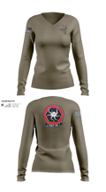 HSC-28 24989538 Women's Long Sleeve V-neck Shirt - 52