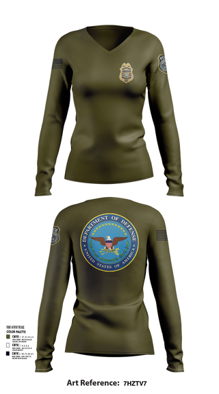 Womens Long Sleeve Vneck Shirt, Delta, , Teamtime, Team time, sublimation, custom sports apparel, team uniforms, spirit wear, spiritwear, sports uniforms, custom shirts, team store, custom team store, fundraiser sports, apparel fundraiser