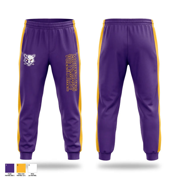Sweatpants, Lake County Panthers, Women's Volleyball, Teamtime, Team time, sublimation, custom sports apparel, team uniforms, spirit wear, spiritwear, sports uniforms, custom shirts, team store, custom team store, fundraiser sports, apparel fundraiser