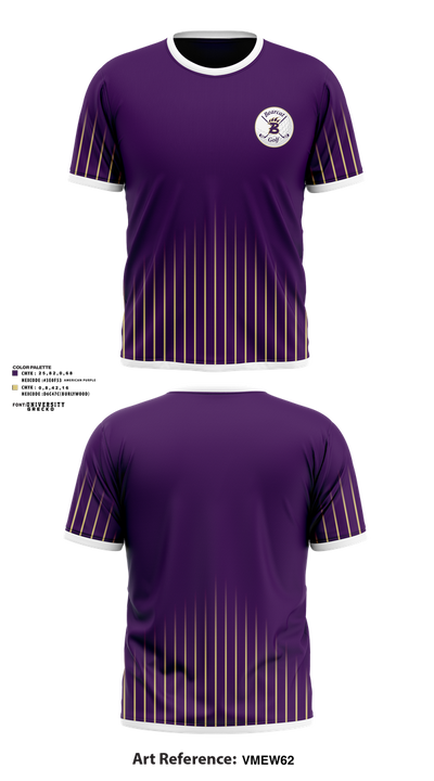 Bainbridge Bearcats Golf 75359298 Short Sleeve Performance Shirt - 2