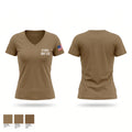 910th QM CO Women's Short Sleeve V-neck Shirt - 1