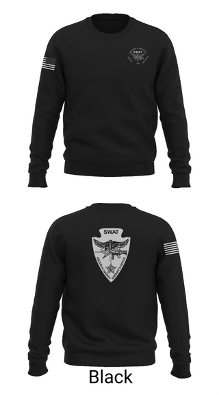 Crew Neck Sweatshirt, Osceola County SWAT 2, Police, Teamtime, Team time, sublimation, custom sports apparel, team uniforms, spirit wear, spiritwear, sports uniforms, custom shirts, team store, custom team store, fundraiser sports, apparel fundraiser