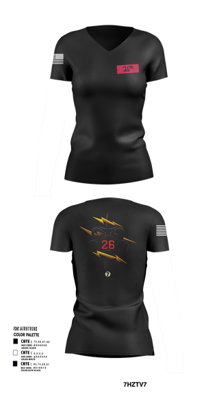 Womens Short Sleeve Vneck Shirt, 26th CM Co, , Teamtime, Team time, sublimation, custom sports apparel, team uniforms, spirit wear, spiritwear, sports uniforms, custom shirts, team store, custom team store, fundraiser sports, apparel fundraiser