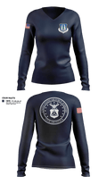 Southside composite squadron 98196673 Women's Long Sleeve V-neck Shirt - 1