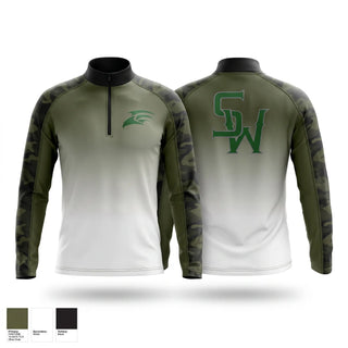 Quarter Zip Jacket, South Walton Hawks, Baseball, Teamtime, Team time, sublimation, custom sports apparel, team uniforms, spirit wear, spiritwear, sports uniforms, custom shirts, team store, custom team store, fundraiser sports, apparel fundraiser