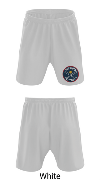 Athletic Shorts With Pockets, American Legion Post 10 Patriots, Softball, Teamtime, Team time, sublimation, custom sports apparel, team uniforms, spirit wear, spiritwear, sports uniforms, custom shirts, team store, custom team store, fundraiser sports, apparel fundraiser