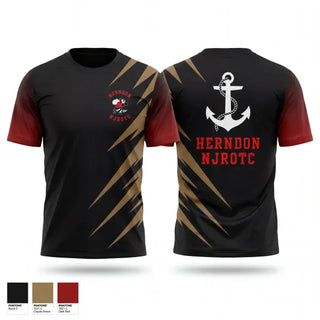 Old School Cotton Feel Shirt, Herndon HS NJROTCHerndon High School NJROTC, Spirit Store, Teamtime, Team time, sublimation, custom sports apparel, team uniforms, spirit wear, spiritwear, sports uniforms, custom shirts, team store, custom team store, fundraiser sports, apparel fundraiser