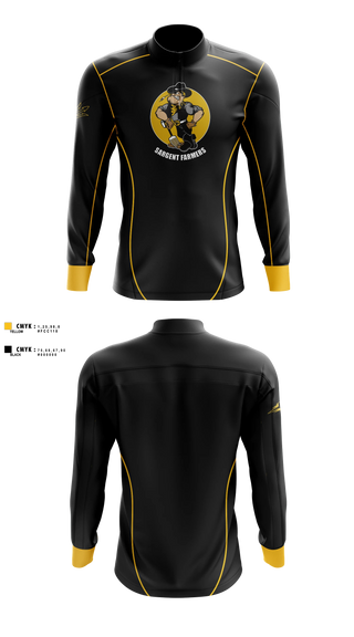 Quarter Zip Jacket, Sargent Farmers, Spirit Store, Teamtime, Team time, sublimation, custom sports apparel, team uniforms, spirit wear, spiritwear, sports uniforms, custom shirts, team store, custom team store, fundraiser sports, apparel fundraiser