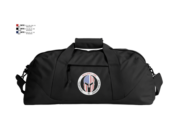 Duffle Bag, 86 Security Forces Squadron, Air Force, Teamtime, Team time, sublimation, custom sports apparel, team uniforms, spirit wear, spiritwear, sports uniforms, custom shirts, team store, custom team store, fundraiser sports, apparel fundraiser