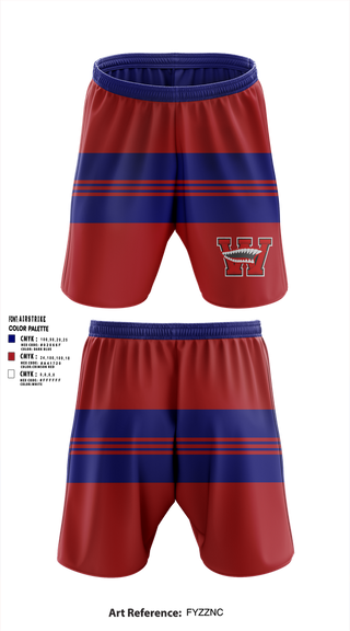 Athletic Shorts With Pockets, Waianae Je. Seariders, , Teamtime, Team time, sublimation, custom sports apparel, team uniforms, spirit wear, spiritwear, sports uniforms, custom shirts, team store, custom team store, fundraiser sports, apparel fundraiser