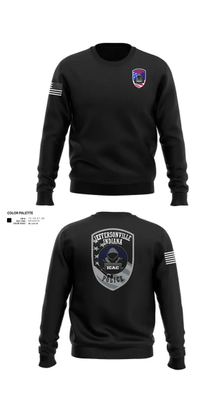 Crew Neck Sweatshirt, JPD, Police, Teamtime, Team time, sublimation, custom sports apparel, team uniforms, spirit wear, spiritwear, sports uniforms, custom shirts, team store, custom team store, fundraiser sports, apparel fundraiser