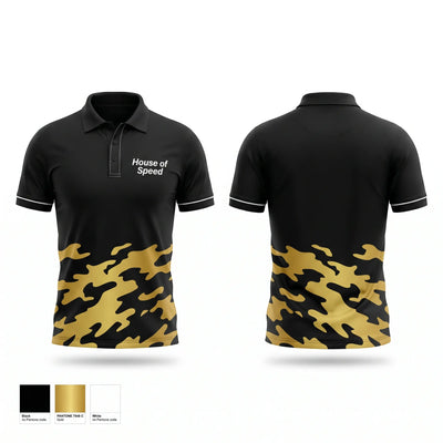 House of Speed 23424952 Short Sleeve Performance Polo - 1