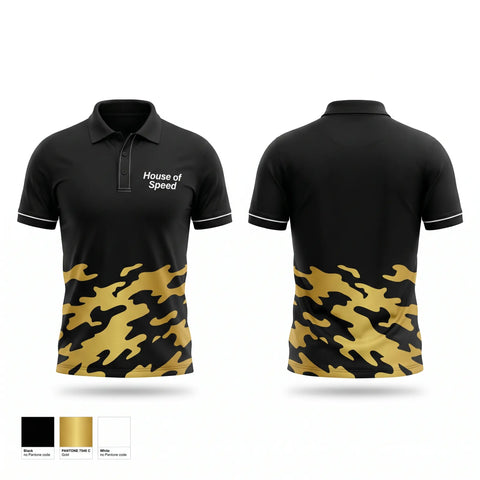 Short Sleeve Performance Polo, House of Speed, Track & Field, Teamtime, Team time, sublimation, custom sports apparel, team uniforms, spirit wear, spiritwear, sports uniforms, custom shirts, team store, custom team store, fundraiser sports, apparel fundraiser