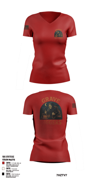 Womens Short Sleeve Vneck Shirt, , Army, Teamtime, Team time, sublimation, custom sports apparel, team uniforms, spirit wear, spiritwear, sports uniforms, custom shirts, team store, custom team store, fundraiser sports, apparel fundraiser