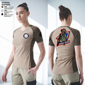 ESIT-3 18090159 Women's Short Sleeve V-neck Shirt - 1