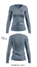 Pennridge Regional Police 51879565 Women's Long Sleeve V-neck Shirt - 103