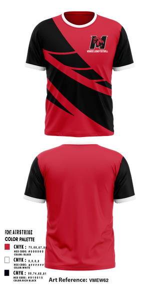 Short Sleeve Performance Shirt, Monroe Lions Football, , Teamtime, Team time, sublimation, custom sports apparel, team uniforms, spirit wear, spiritwear, sports uniforms, custom shirts, team store, custom team store, fundraiser sports, apparel fundraiser